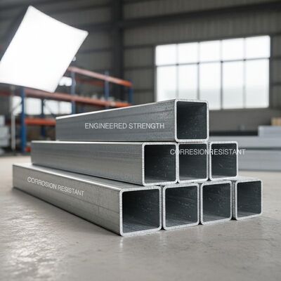Square Rectangular Thick Wall Pre Galvanized Steel Tube Pipe Engineered To Provide Strength Corrosion Resistance
