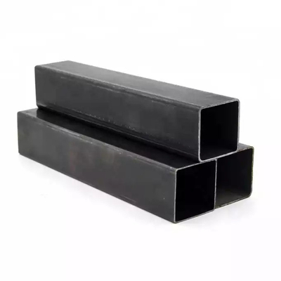 Pipa Baja Hitam 40x40mm 6m Panjang Besi Hitam Pipa Baja Tabung Persegi Untuk Konstruksi