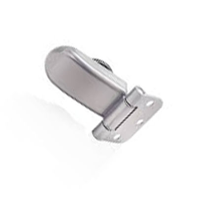 CE ISO Sauna Glass Door Hinges Powder Coated Chrome Yellow Surface