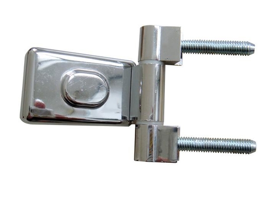 Engsel Pintu Aluminium Tebal 6-8mm Chrome Finish Untuk Pintu Kaca Lebar 1000mm